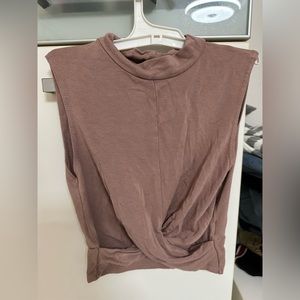 vintage Topshop cropped crossover tank